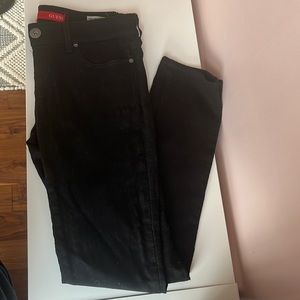 Black skinny jeans by GUESS